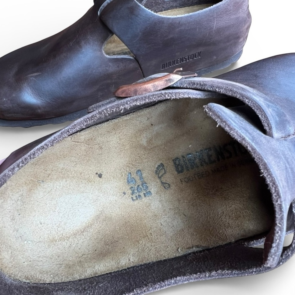 Birkenstock London Oiled Leather – Habana Brown – Men’s Size 8 - EU 41 - Picture 7 of 9
